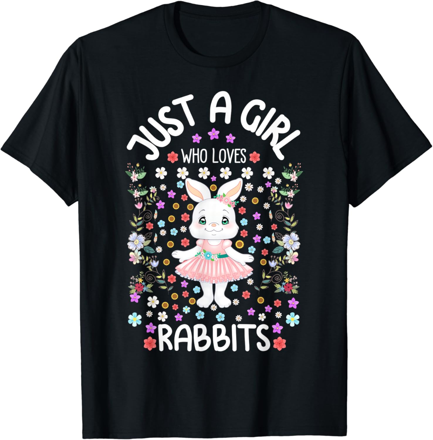 Rabbit Shirt Apparel Just A Girl Who Loves Rabbits TShirt Amazon.co